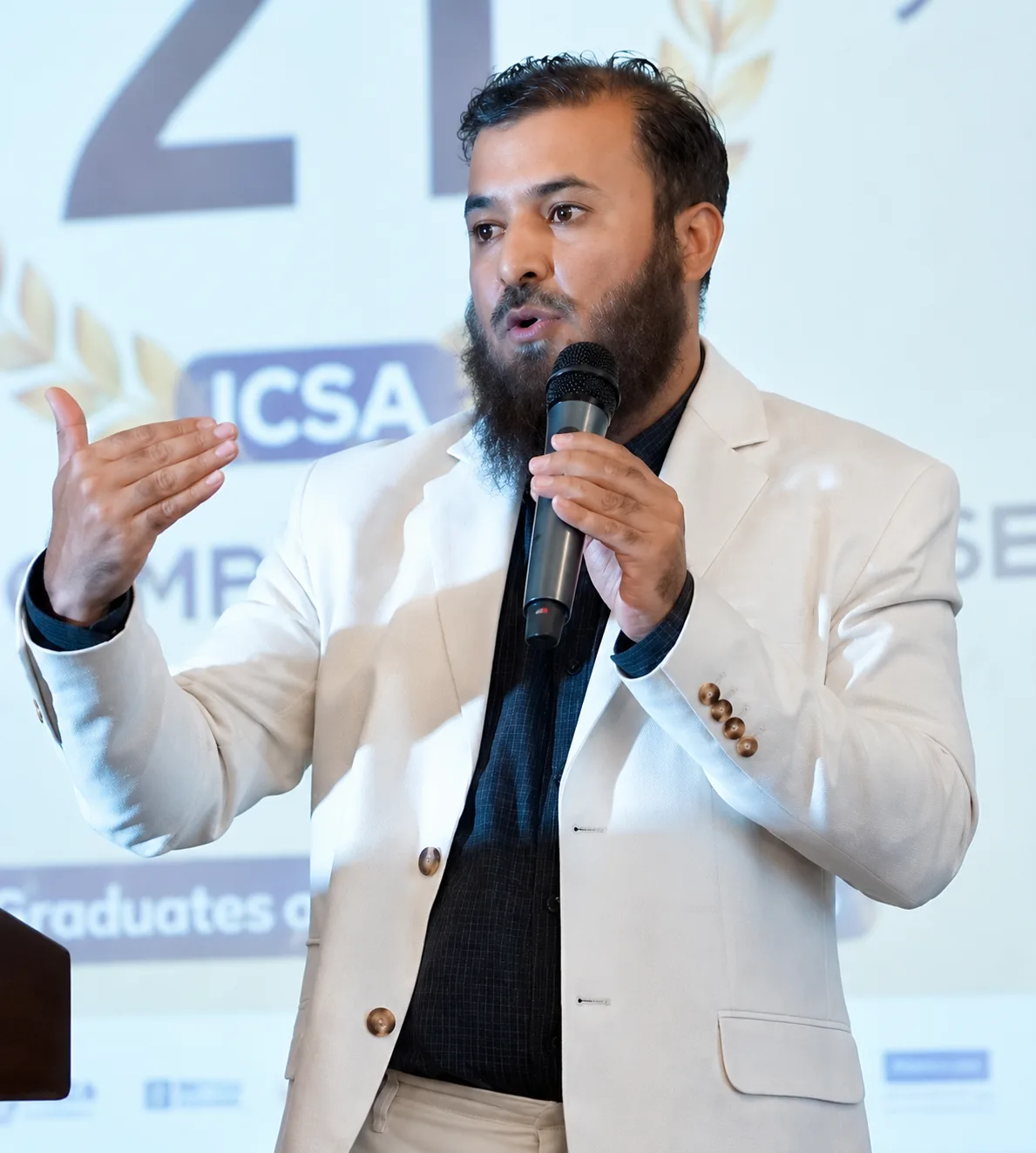 Yasir M. Farooq, Founder and Managing Director of ICSA